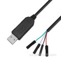 Convertidor de cable de puerto serie USB a TTL RS232